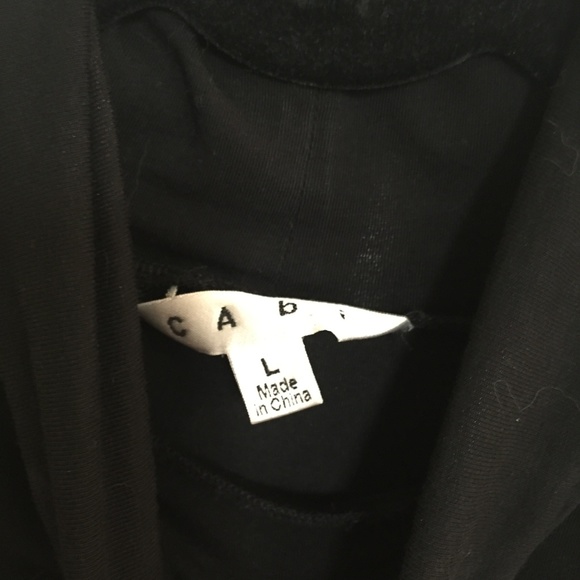 CAbi Black Square Turtle Neck Size Large - Picture 2 of 2